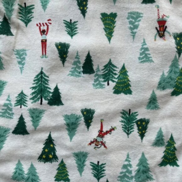 NWT Old Navy Express YourElf! Christmas Tree Elf Flannel Pajama Pants Men M L - Picture 4 of 4